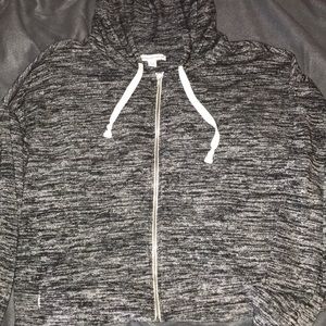 American Eagle cropped zip op hoodie!!